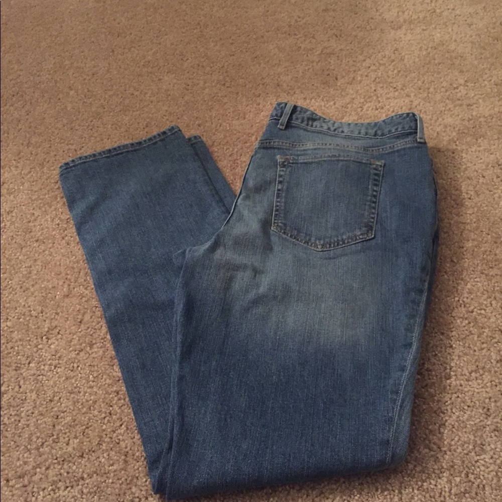 PLUS SIZE JEANS Blue Eddie Bauer jeans size 18
